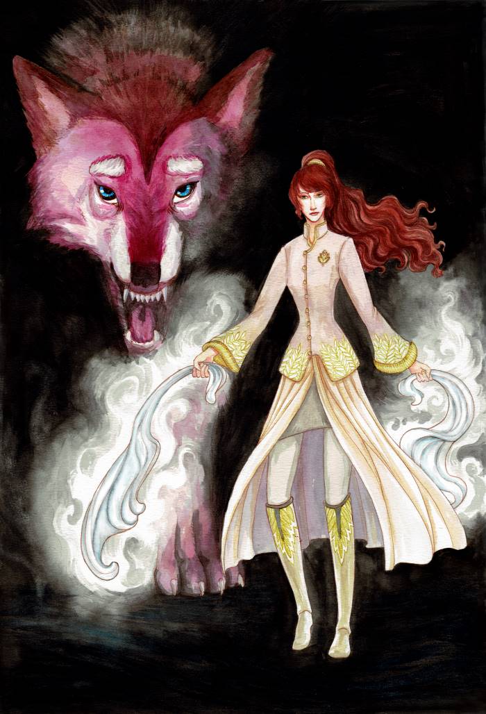 Treequeen Flying Wolf Firesilk